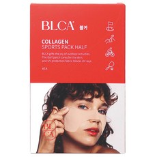 블카 하이드로겔 콜라겐 스포츠팩 하프, 4개입, 1개