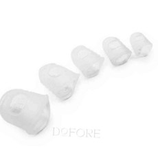 실리콘 골무 화이트 고무골무, M, 1개, one