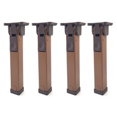 국산 상다리 접이식 엔틱 브라운 4P 1SET 탁자 테이블 책상 밥상 발 다리 좌식, FN320.상다리 엔틱 브라운, 4개