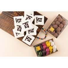 함지박떡방 백일떡 세트 백설기 수수팥떡 오색송편 상차림 100 days anniversary korean dessert, 상차림떡 3종세트 (백설기+수수팥떡+송편), D) 스티커설기 - 두돌, 1세트