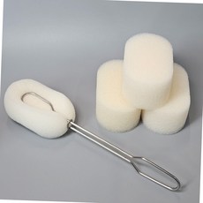 스테인리스 집게형 텀블러 젖병 세척솔 스펀지 3p 세트 주방솔 컵세척솔 젖병솔