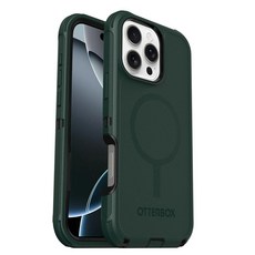 OtterBox 아이폰 16 프로 (전용) 디펜더 시리즈 맥세이프 케이스 - 아이언 이클립스 (블랙 & 오렌지) 내장 자석 스크린리스 견고하고 내구성 포트 보호