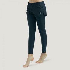 레이지비147643 여성 남자 2in1 워터레깅스 래쉬가드 수영복 반바지 러닝 팬츠 블랙