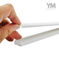 YM 전선몰딩 사각형 흰색 전선커버, MW-1, 1개