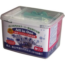 야구·유니폼 전용 세제 슈퍼 센타군 1kg BX84-43 野球・ユニフォーム専用洗剤 スーパーせんたくん1kg BX84-43, 1개