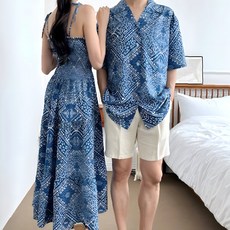 시원해보이는 발리커플룩 여행지패션 휴양지커플룩 바캉스커플룩