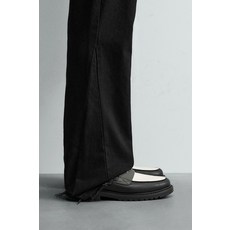 ZARA 자라 남성 스니커즈 포멀 슈즈 레더 페니 로퍼 - 그린 167221