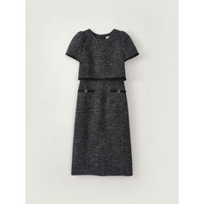 SIE 벨 레이어 트위드 드레스 1128835