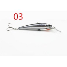 18cm 88克 潛水8米 船尾拖釣專用 大米諾, 1個, 3號 : 全銀