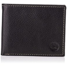 Timberland 남성용 플립 포켓 가죽 지갑 블랙 스포츠
