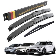 1+1+1 티볼리 에어 아머 베리뉴 더뉴 전차종 호환 순정형 리어 후면 후방 와이퍼 하이브리드 세트, SW-베리뉴/더뉴 티볼리(19-현재)600+400, SRB210(10in)더뉴/티볼리에어-19.06-현재