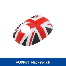 자동차 안테나 장식 쉘 미니 보호 외부 플라스틱, 6. R60R61-black red