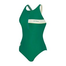 [브랜드정품]아레나 여성 플레이어 원피스 크로스백 (A5SL1LO09_GRN) 강습수영복 휴가수영복