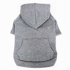 외출복 강아지옷 가을겨울 후드티 산책용 애견의류 다크그레이, M