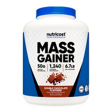 뉴트리코스트 매스게이너 1300칼로리 7LB 더블초콜렛맛 1병, 3.054kg, 1개