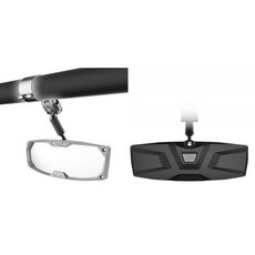 Seizmik Halo-R UTV 백미러 4.6cm(1.625인치) 및 3.8cm(1.5인치) 원형 튜브 모델용 | 일부 혼다 쿠보타 가와사키 야마하 모델과 호환 31882