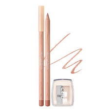 클리오 벨벳 립 펜슬 기획세트 (본품+샤프너 구성), 002 피치 베이지, 1.45g, 1개