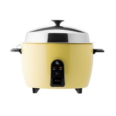 鍋寶 萬用316分離式電鍋 11人份 (玫瑰金/湖水綠/萊姆黃) 大容量電鍋, 萊姆黃