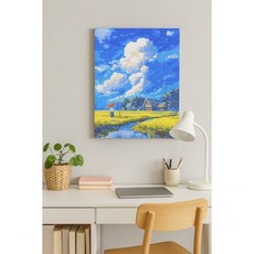 명화그리기 DIY 아크릴 페인팅 키트 30x30 미니 캔버스 그림세트