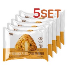 엄지 간장버터치즈 구운주먹밥, 5개, 100g