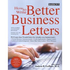 How to Write Better Business Letters, BARRONS