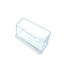 힐링 차량용 고급 투명 아크릴 명함 꽂이 케이스 거치대 1단 보관함 홀더 차량 용품 추천, 1단형, 1개