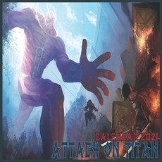 Attack On Titan calendar 2021: AOT calendar 2021 -8.5"x8.5"- Glossy Cover Paperback, Independently Published, English, 9798584262624