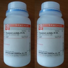 초산칼륨 (EP) 500G 1KG (kor) Potassium acetate : Acetic acid potassium salt, SAM-EP(500G) 97%