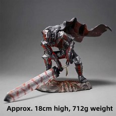 전쟁의 예술 버서커 랜딩 슬래시 드래곤 에그 거스 애니메이션 피규어 모델 수집용 성인 팬용, 1개, 색상 분류: 1. 플로어 스탠딩 가게 19cm