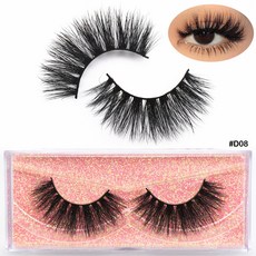 아이라이너 A13 인조 속눈썹 3D 밍크 천연 수제 크루얼티 프리 경량 풀 스트립 Cilios Posticos 메이크업