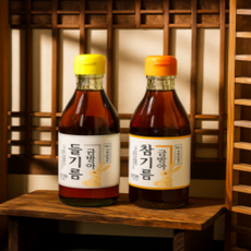 국산들기름 전통방식 고소한풍미 통참깨 금방아참기름 금방아들기름 결혼답례품세트, 참기름 350ml x1병