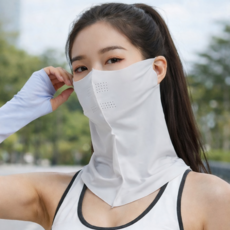 픽센트 통기성 편안착용 안면 목 마스크, 2개, 그레이