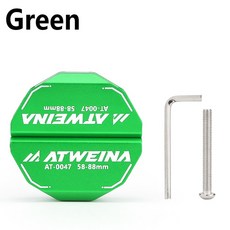 ATWEINA 알루미늄 합금 자전거 헤드셋 커버 폰 홀더 CNC 일체형 로드 바이크 회전식 핸들바 폰 홀더, Green