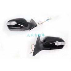 大禾自動車 改裝原廠外型手折帶燈後視鏡 單邊價 適用MAZDA6 02-07 馬自達6, 1個, 駕駛