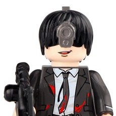 체인소맨 레고 피규어 세트 전기톱맨 미니피규어 블럭 애니메이션 굿즈 모음 브릭 호환 덴지, 4.5CM, 21 WM2529