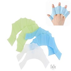 TLB 워터핏 개구리 손 물갈퀴 오리발 물놀이용품 수영 장갑, 블루