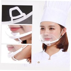 김서림방지 코팅 투명 위생 조리용 마스크 X10, 1, 단품