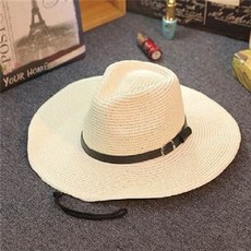 寬沿草編遮陽帽 登山帽, 自留款草帽女大簷戶外防曬遮陽帽西部牛仔登山旅遊騎士太陽帽子男