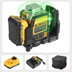 DEWALT 새로운 4면 360 ° 수직 3-4D 녹색 빔 16라인 자동 수평 레이저 레벨 (정밀 수직 교차선 기능 포함), 04 AU Plug, 1개