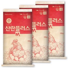 천안축산농협사료 능수 산란초기사료 산란계 닭사료 청계 토종닭 사료, 20kg, 3개