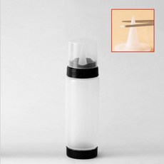 잘라쓰는 소스통 350ml 실리콘노즐 마요네즈통 겨자소스통