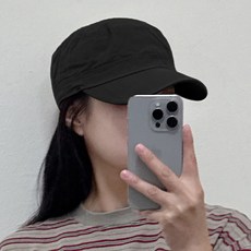 기본 면워싱군모 밴드형 남녀공용