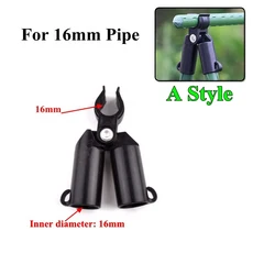 식물거치대고춧대 집개 랙 식물 거치대AB 타입 고정 클립 차양 기둥 접목 말뚝 커넥터 등반 덩굴 브래킷 정원 액세서리 5 개 10, 10pcs, 02 A style 16mm, 5개