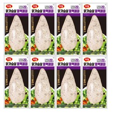 하림 닭가슴살 블랙페퍼, 100g, 8개