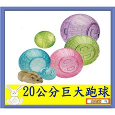 兔老爺 倉鼠跑球 20公分 巨大 寵物鼠滾輪 倉鼠玩具 鼠滾球 無腳架 粉色, 1個, 跑球(無腳架),粉色