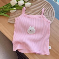 兒童糖果色清新夏裝女童外穿吊帶背心 寶寶韓版童裝上衣 小女孩