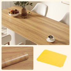 Jeernare 무늬목 에어프리 인테리어필름 방문 가구 현관문 리폼 방수 시트지 셀프벽지 90*200CM, 원무색