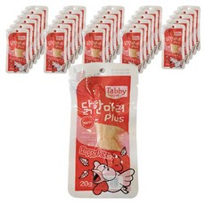 테비 닭한마리 플러스 반려동물 간식 닭 20g, 닭가슴살, 30개
