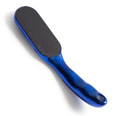 손잡이가 달린 미디엄 그릿 풋 파일 부드러운 발을 위한 블루 페디큐어 도구 재사용 가능한 각질 제거 굳은살 제거기 휴대용 및 내구성 있는 케어 166409, 1개, 1개입