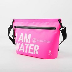 小島生活 防水氣密斜背包 IPX7防水收納包 防水拉鏈單肩包, 粉色（IPX7 防水）, 粉色（IPX7 防水）